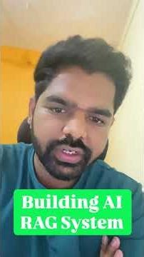 Building AI RAG System. #ai