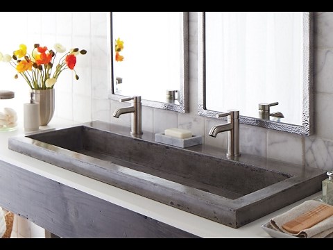 Fantastic Concrete Trough Sinks Ideas