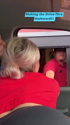Well that was awkward #awkward #drivethru #fastfood #reels #couples #fyp | Derek Deso