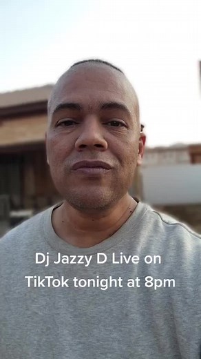 Tonight at 8pm we go Live on TikTok #djjazzyd #djjazzydthegroovemaster #djjazzydlive