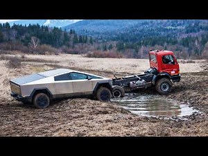 Cybertruck vs Offroad Truck – Ultimate Mud Battle
