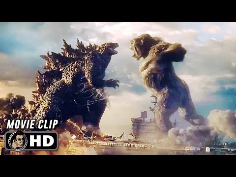 Godzilla Attacks Kong Scene | GODZILLA VS KONG (2021) Sci-Fi, Movie CLIP HD
