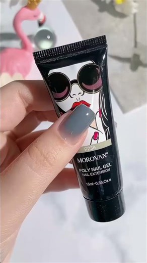 EASY POLYGEL TUTORIAL USING DUAL FORMS #SHORTS 💚💓