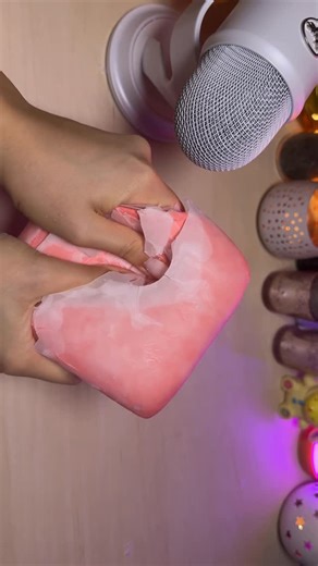 miss foxy • asmr creator on Instagram: "gentle ASMR😴 #asmr #squishy #sleep #asmrforsleep #gentleasmr #waxasmr #waxcracking"