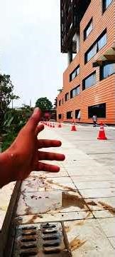 concrete ka smooth finish texture design 😍 column texture ✅#exterior design#viralvideo ✅💯