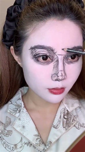 Transform 3D to 2D Sketch - Beauty Student Makeup Artistry