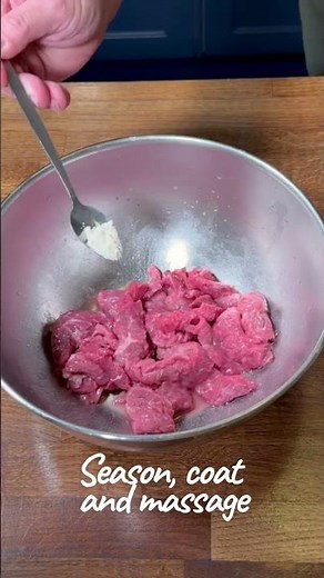 How to velvet beef so it's tender everytime!