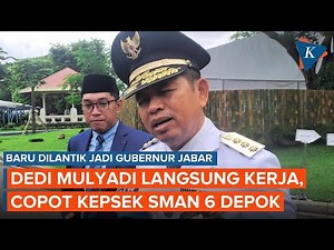 Baru Dilantik, Dedi Mulyadi "Gercep" Copot Kepsek SMAN 6 Depok, Apa Masalahnya?