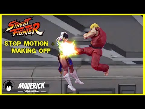 STREET FIGHTER STOP MOTION | Chun-Li Vs Ken | EVO 2004 Reference |