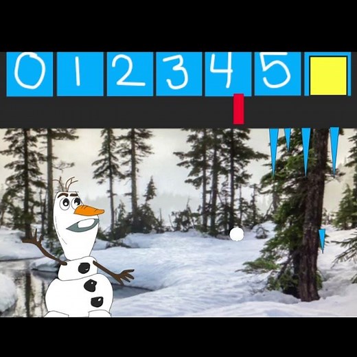 Scratch Jr. Frozen Olaf Snowball Battle Game