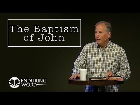 The Baptism of John: Matthew 3:13-17