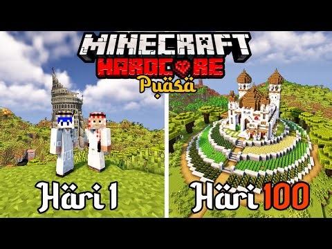 100 Hari Minecraft Hardcore Tapi Puasa