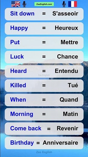 🇬🇧 10 mots pour mieux comprendre l’anglais 📚 ✅