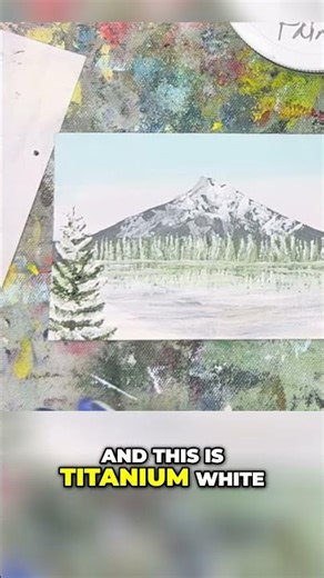 Paint Realistic Fir Trees With Just 2 Colors #acrylicpainting #tutorial #painting