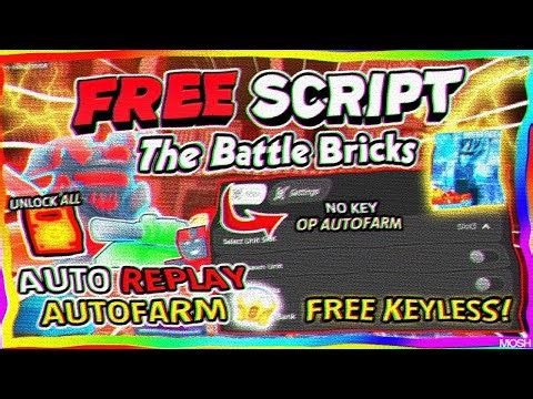 The Battle Bricks Script *NO KEY* - AUTOFARM, AUTO WIN, AUTO REPLAY, DUPE & More!