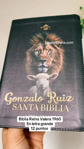 Biblia Reina Valera 1960 Personalizada con 32 Notas de Estudio