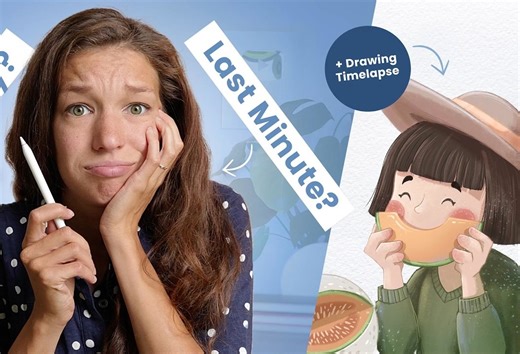 【Procreate】关于创造力的一些看法建议 以及一副插画绘图过程