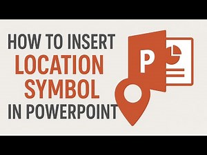 How to Insert Location Symbol in PowerPoint | How to Use Location Icons in PowerPoint Slides