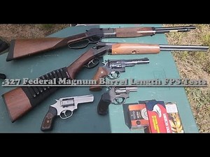 FPS Tests: .327 Federal Magnum, how much does barrel length affect velocity?