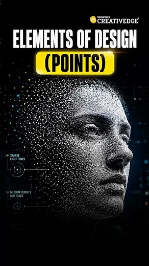 How to Create Depth with Points | Elements of Design Tutorial #shorts