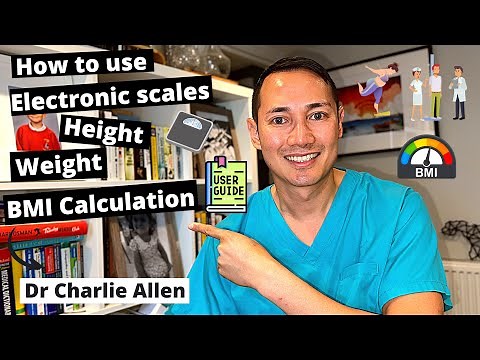 How to use Electronic Scales - Height, Weight and BMI Calculation at your GP Surgery