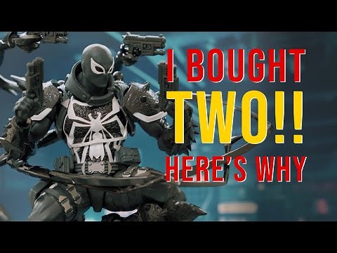Faith restored!! Revoltech Agent Venom (Amazing Yamaguchi) - Action Figure Review