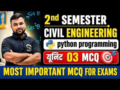 2nd Semester Civil Engg. II Python Programming II Objective Question II Er. Nilesh Sir