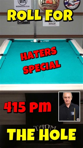 ROLL For the Hole 415pm HATERS SPECIAL #8ballpool #trickshots