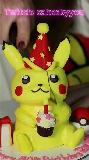 We Cut Into This Pikachu Birthday Cake & It's PERFECT 🎂⚡