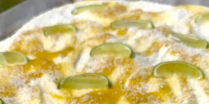 coconut sheet cake with lime curd