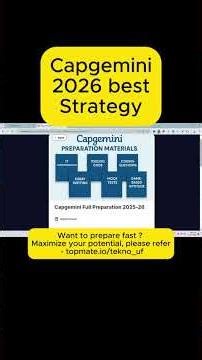 #Capgemini #offcampusdrive best strategy 2026