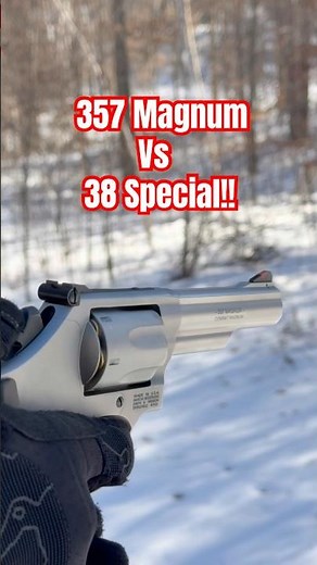 S&W .357 Magnum Revolver VS .38 Spl