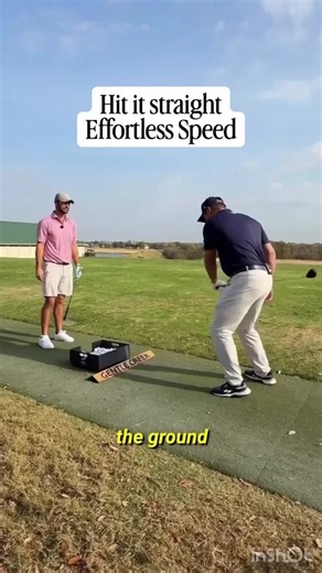 There’s so much to unpack here. Good golfers have the ability to accelerate the hands early in the downswing, then slow them down—hit the brakes—at delivery/impact, allowing the clubhead to accelerate. Yet, most amateurs this this is “flipping” Link in bio for lessons if you’d like to learn the specifics. Video credit: @crushers_gc @brysondechambeau @bryanbrosgolf #golf #golfcoach