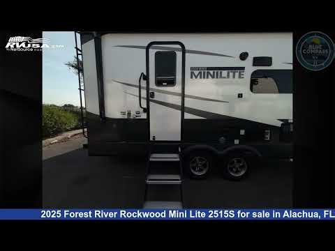 Magnificent 2025 Forest River Rockwood Mini Lite Travel Trailer RV For Sale in Alachua, FL