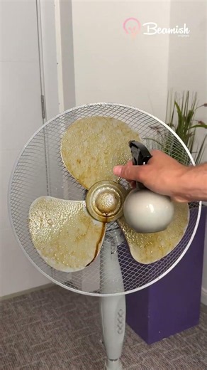 Fan Cleaning Hack 🌬️ #easy #fan #cleaning #trick