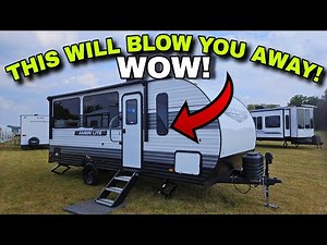 Incredible floor plan design in a small RV from Gulfstream!