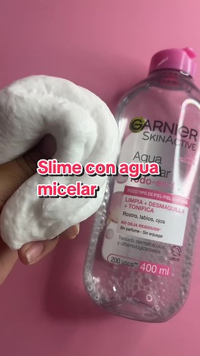Tutorial: Cómo hacer Slime con agua micelar paso a paso