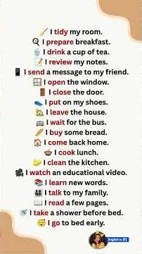 🌟 Daily English Sentences for Beginners