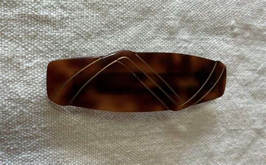 Vintage French Tortoiseshell Barrette Made in France – Large 10cm Brown Lucite Hair Clip – 1980s 1990s Classic Statement Accessory - Etsy