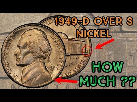 Valuable coins | 1949-D Over S Jefferson Nickel Sold for big money | Old coin price