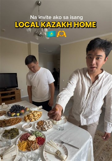 Grabe, I feel like one of the luckiest foreigners to be invited into a local Kazakh home. 🇰🇿🥹 Thank you to my incredibly hospitable friend, @Nurtas Oralxanov king me feel like family. 🫶 #KAZAKHSTAN #Kazakhs