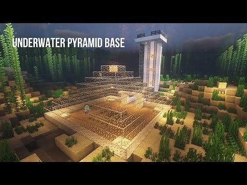 How to build an underwater Pyramid base in Minecraft