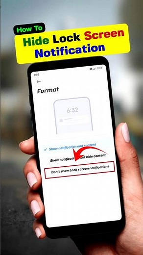 👆Lock Screen Notification Off Kaise Kare ⚡ Lock Screen Notification Hide Kaise Kare #shorts