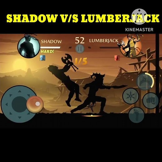 Shadow Fight Vip🔥Mod🔥Shadow Fight💪💪With Lumberjack CrazyMoment Part -275 #gamingshorts #shadowfight2