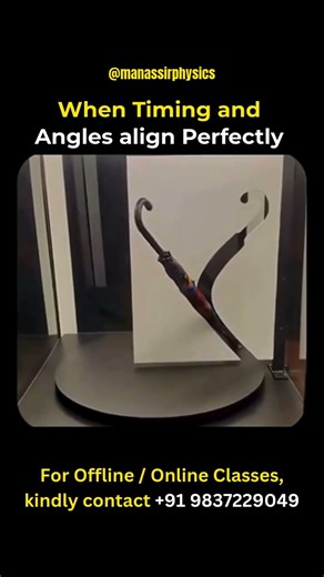 Angular position synchronized with time... #Physics #Science #PhysicsExperiment #fun