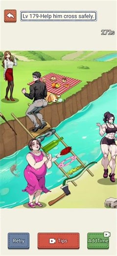 Brainy Prank: Twisted Quest Level 179 🚶‍♂️🛣️ | Help Him Cross Safely! #Shorts