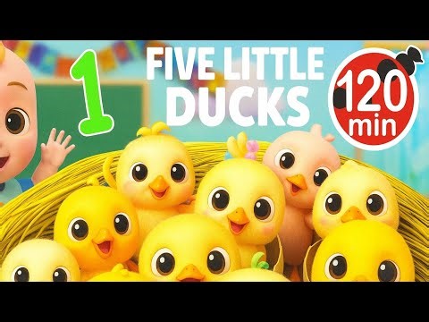 📌 Five Little Ducks 🐥🦆 | Cute Babies Doing Duck Walk & Quack Actions😺| Baby Bubbles #fivelittleducks
