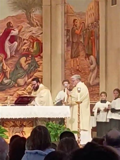 The priest assistant is to incense the altar so that way the priests can preach the gospel.