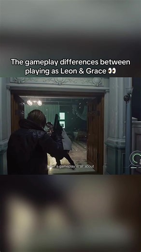 Here are the gameplay differences between playing as Leon & Grace in the Resident Evil showcase for Resident Evil 9 Requiem 👀 #residentevilrequiem #residentevil9 #re9 #residentevil #residentevil9requiem