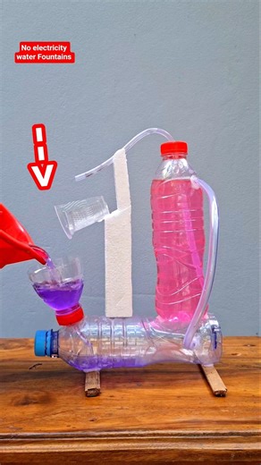 😱Is This Water Fountain Powered by Gravity? Amazing No Electricity System